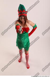 Veronika Elf with gun pose 10